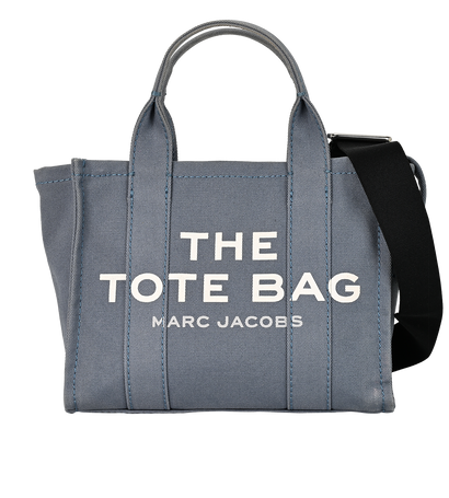 Mini The Tote Bag, &pound;110, Handbags, Blue, Canvas, Front view